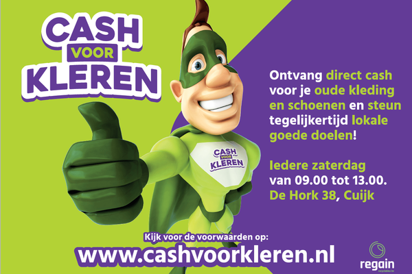 Cash voor kleren poster